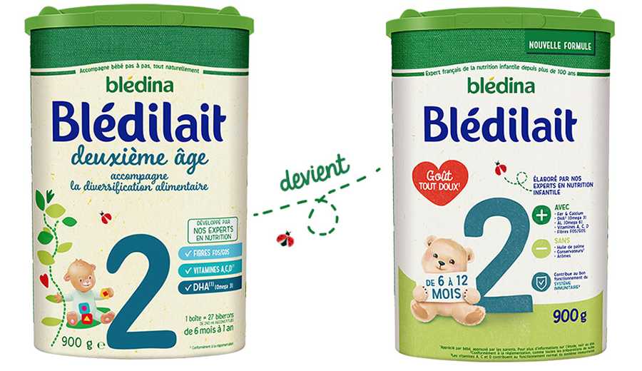 Sữa Bledina Blédilait số 2 (900g) (6-12M)