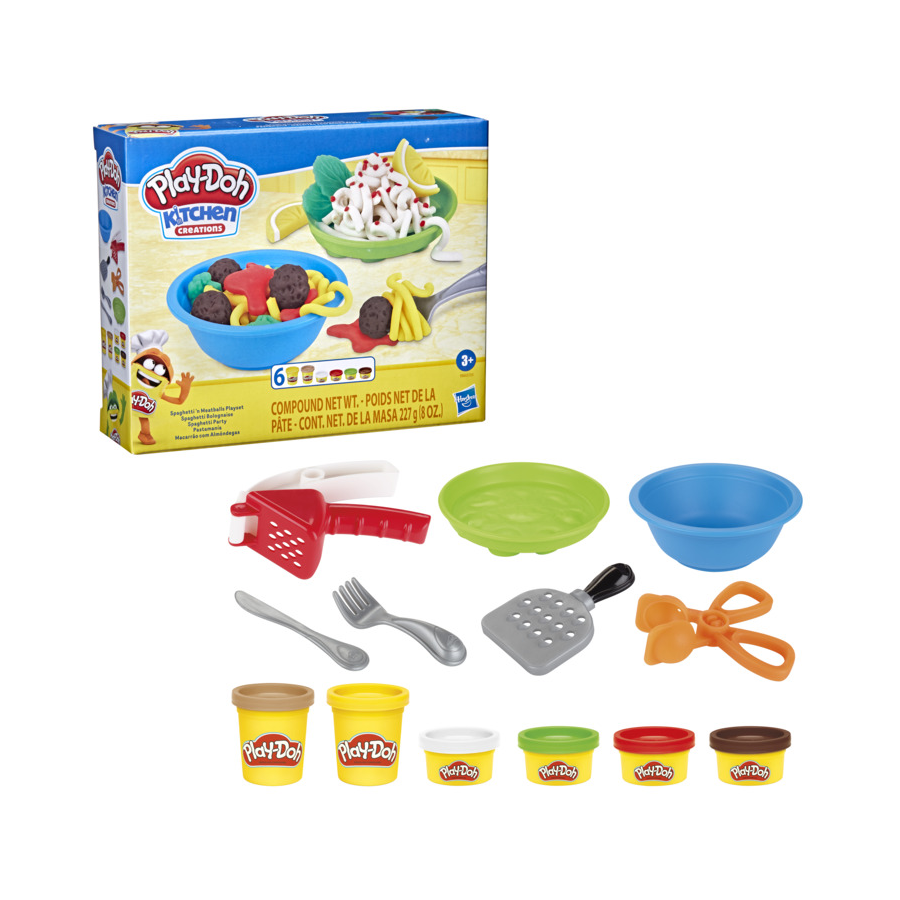 Bộ Khuôn Đất Nặn Làm Mì Trộn Playdoh 3Y+