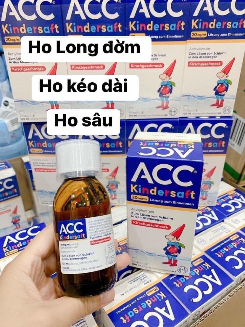 Siro Ho Long Đờm ACC Kindersaft 100ml Của Đức (2 tuổi trở lên)