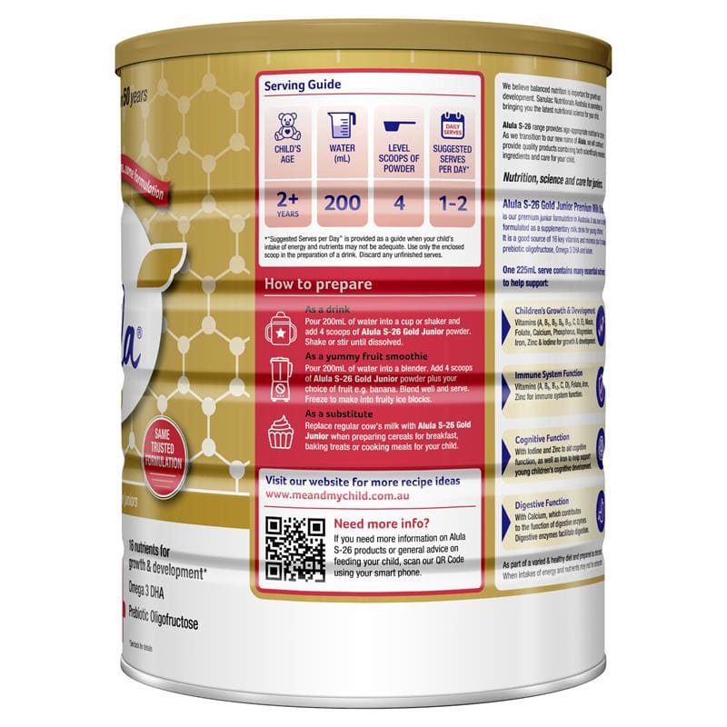 Sữa S26 Gold số 4 (900g) (Junior)(2Y+)