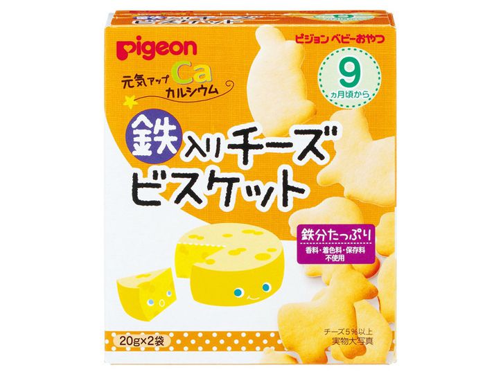 Bánh ăn dặm Pigeon 9M vị Phô mai