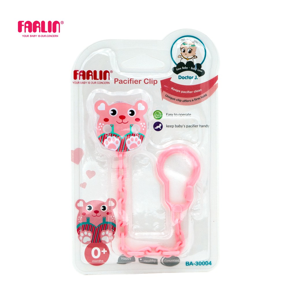 Dây kẹp ty giả Farlin BF.134A (Hồng)