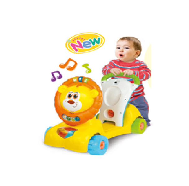 Xe tập đi sư tử kết hợp xe chòi chân, scooter- winfun