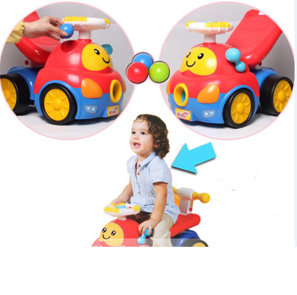 Xe tập đi kết hợp xe chòi chân, bắn bóng WinFun 0818