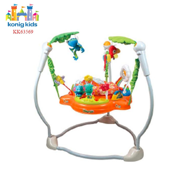 Ghế nhún cao cấp cho bé Konig-Kids có nhạc và bàn chơi