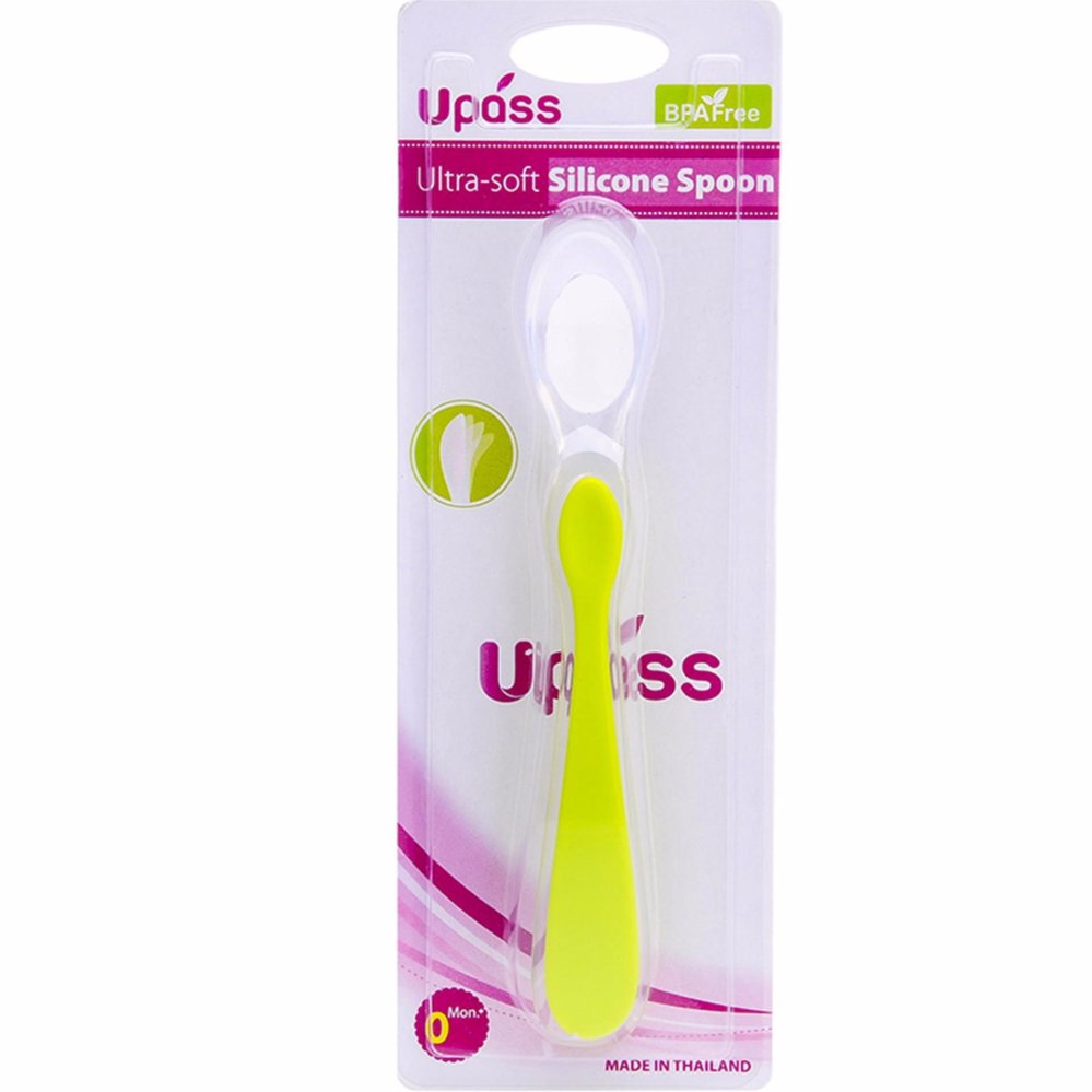 Thìa ăn dặm silicon siêu mềm - UP3019NL