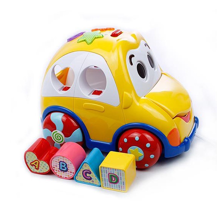 Ô tô thả hình khối có đèn nhạc Winfun (12m+)