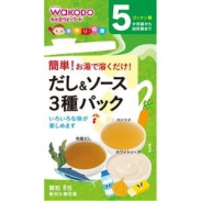  Bột ăn dặm Wakodo 5 tháng vị gà, cá, phomai 5m+