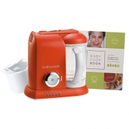 Máy hấp xay đa năng 4 trong 1 BABYCOOK đỏ paprika Béaba