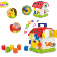 Ngôi nhà di động có thả hình khối Winfun (6m+)