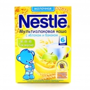 Bột ăn dặm Nestle Nga (Táo,chuối,ngô) (250g)