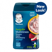 Bột ăn dặm Gerber chuối táo dâu (12m+) (227g)
