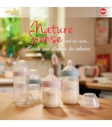 Bình sữa NUK PP Nature Sense 260ml (Silicone)
