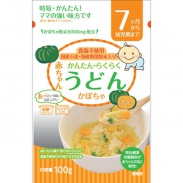 Mì Udun Rau Củ Akachan Tách Muối (Bí đỏ) (100g) (7m+)