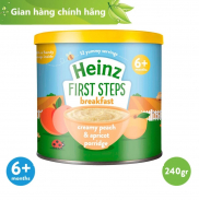 Bột ăn dặm Heinz vị đào mơ 240g (6m+)