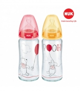 Bình sữa NUK thủy tinh Disney 240ml (Silicone)