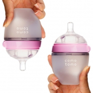 Bình sữa Comotomo siêu mềm màu hồng 150 ml 