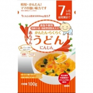 Mì Udun Rau Củ Akachan Tách Muối (Cà Rốt) (100g) (7m+)