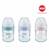 Bình sữa NUK thủy tinh Nature Sense 120ml (Silicone)