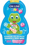 Sữa tắm gội 2in1 Onlinekids hương gôm (250ml)