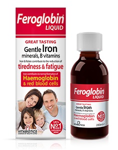 Siro bổ sung sắt Feroglobin Liquid 1Y+