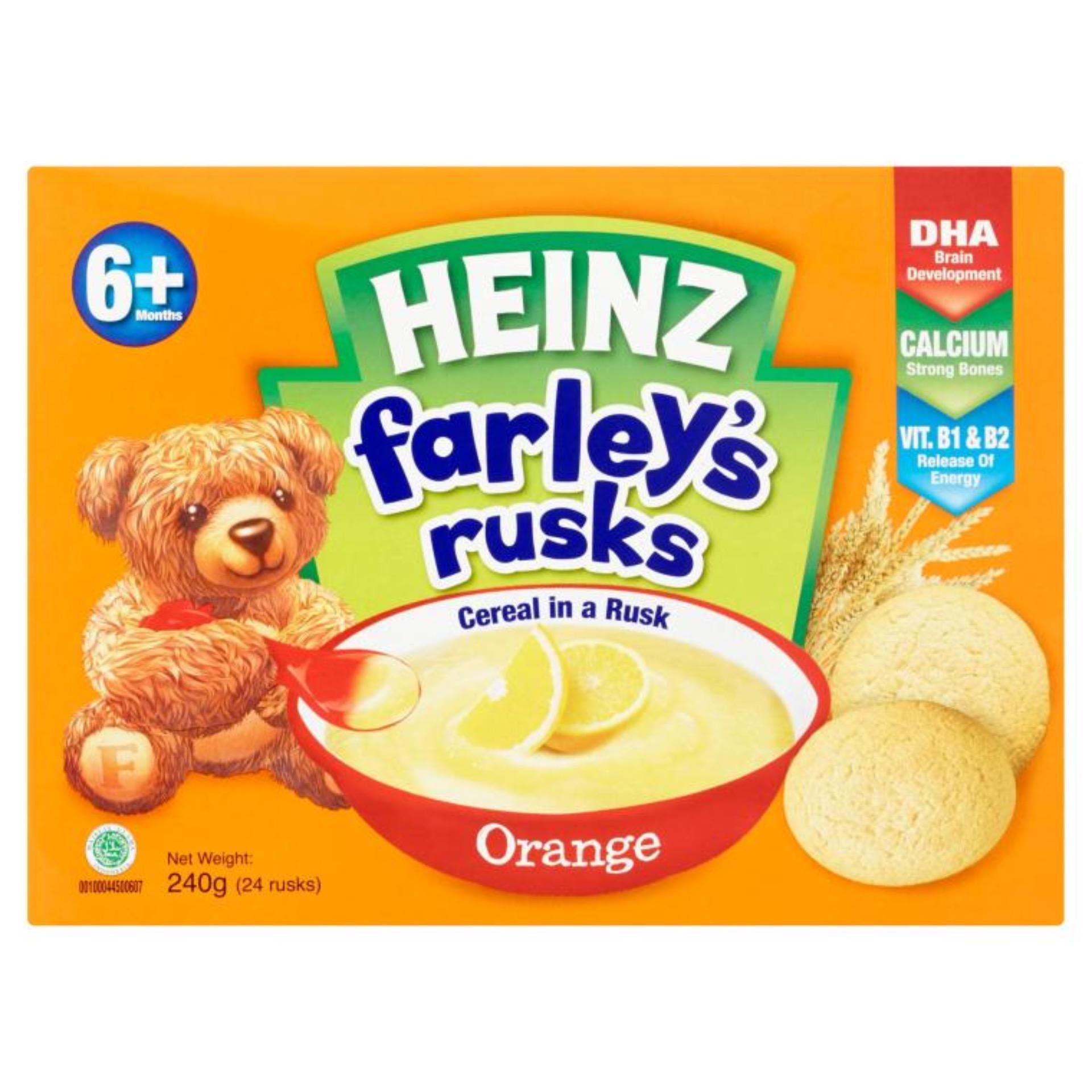 Bánh Ăn Dặm Heinz Vị Cam (240g) (6m+)