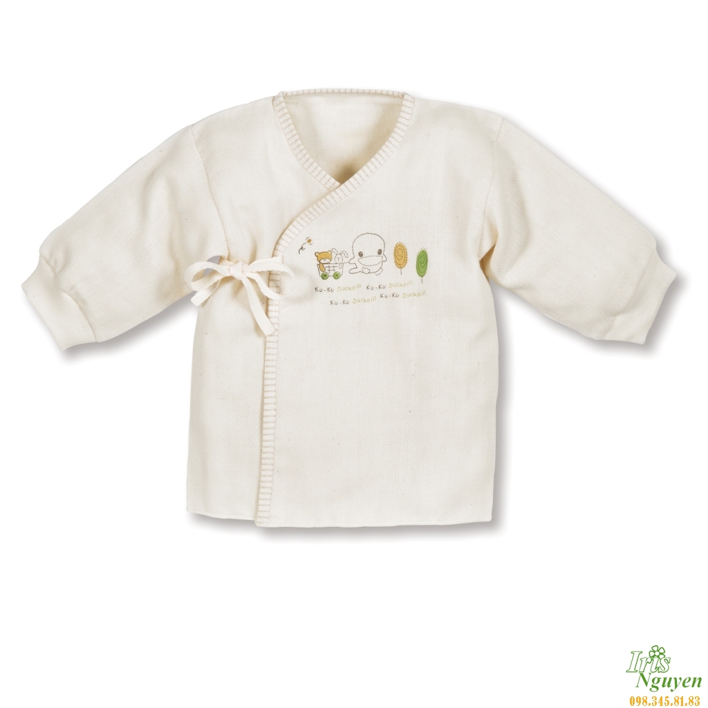 Áo Organic Kuku size lớn 3 - 6 tháng
