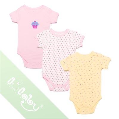Set body cộc tay hồng Lullaby