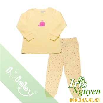 Pijama lullaby bé gái vàng