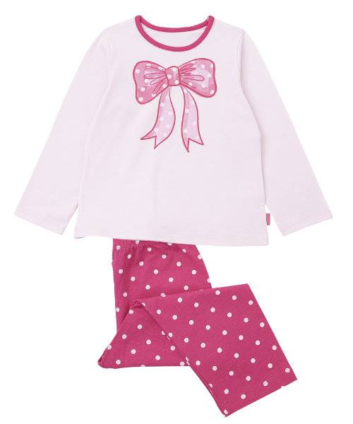 Bộ thun nơ hồng Mother care 12m+