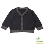 Áo len xám Mother Care cài giữa