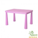 Bàn hồng Mammut Ikea