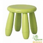 Ghế Mammut Ikea màu xanh