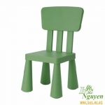 Ghế tựa Mammut Ikea màu xanh lá cây