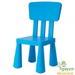 Ghế tựa Mammut Ikea màu xanh dương