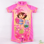 Bộ bơi liền bé gái