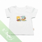 Áo cài vai lullaby trắng từ 6 đến 12 tháng