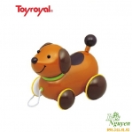 Đồ chơi kéo xe Cún nâu Toyroyal