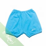 Quần đùi bo ống màu xanh Button Lullaby