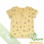 Áo bổ nẹp bé trai vàng Lullaby