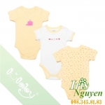 Set body cộc tay vàng Lullaby