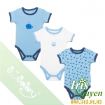 Set body cộc tay xanh blue Lullaby